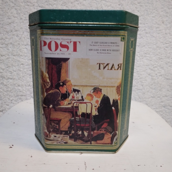 Vintage Norman Rockwell Decorative Tins - Picture 2 of 8